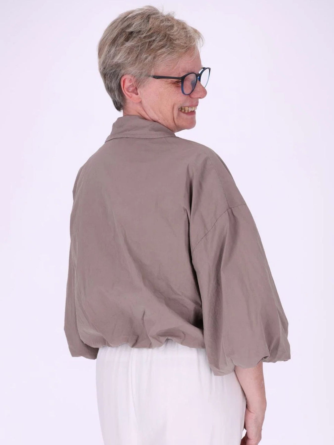 Fango Damenjacke mit Ballonärmeln & 3/4-Arm