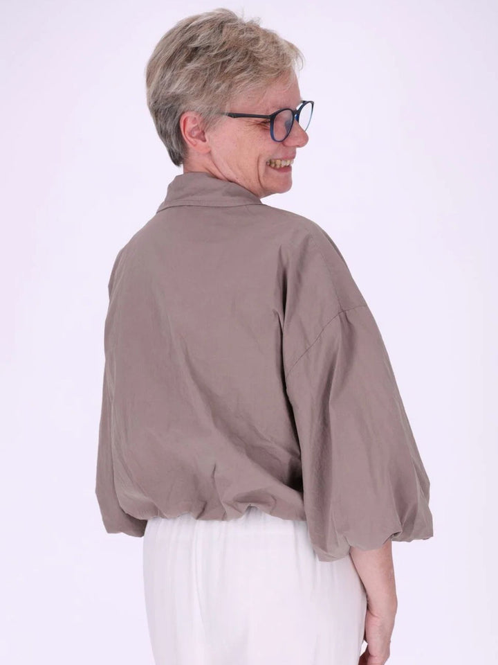 Fango Damenjacke mit Ballonärmeln & 3/4-Arm