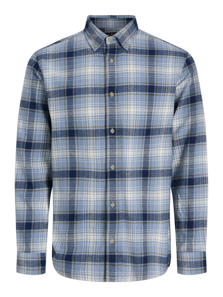 JPRBLUHARVEY CHECK L/S SHIRT SN