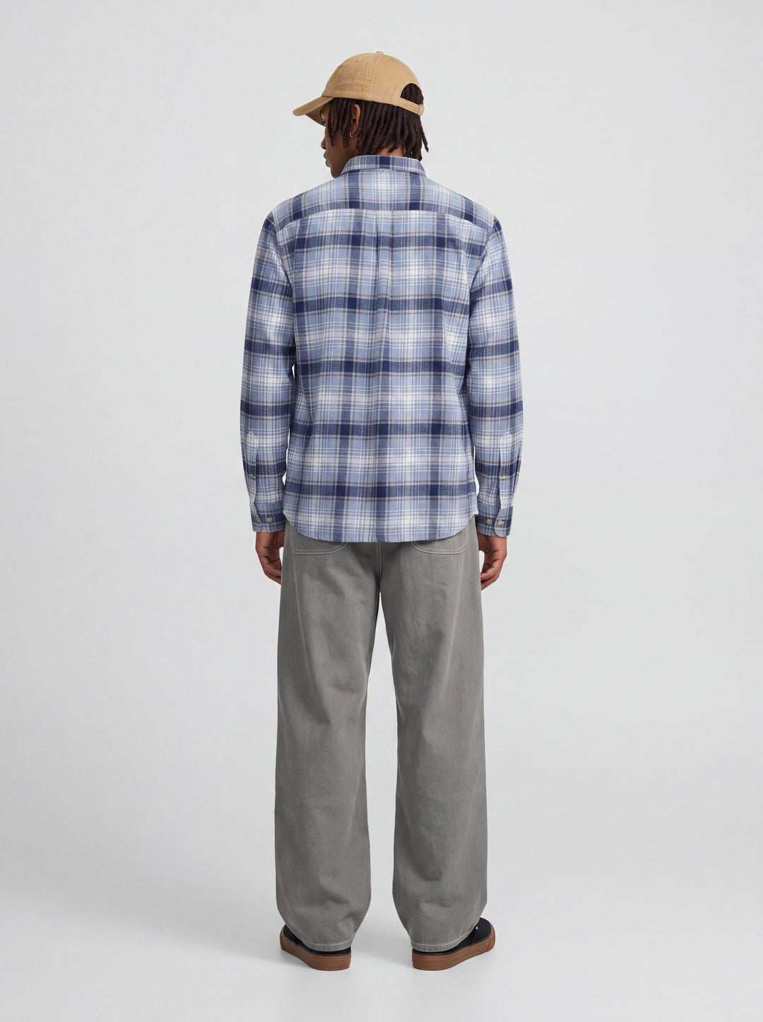 JPRBLUHARVEY CHECK L/S SHIRT SN
