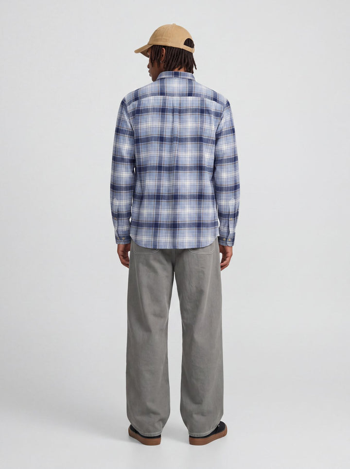 JPRBLUHARVEY CHECK L/S SHIRT SN