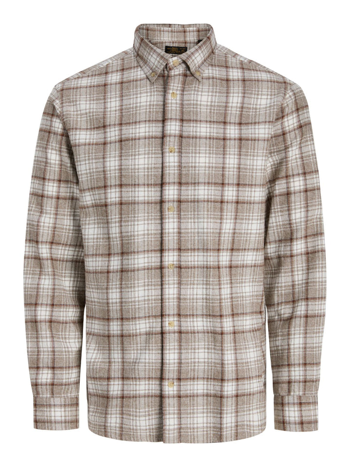 JPRBLUHARVEY CHECK L/S SHIRT SN
