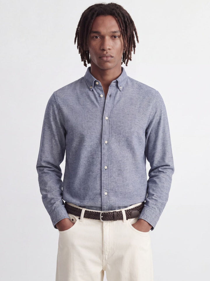 JPRBLUHARVEY TWILL SOLID L/S SHIRT