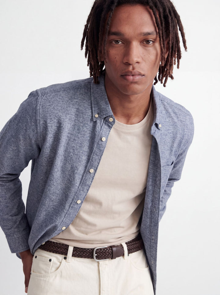 JPRBLUHARVEY TWILL SOLID L/S SHIRT
