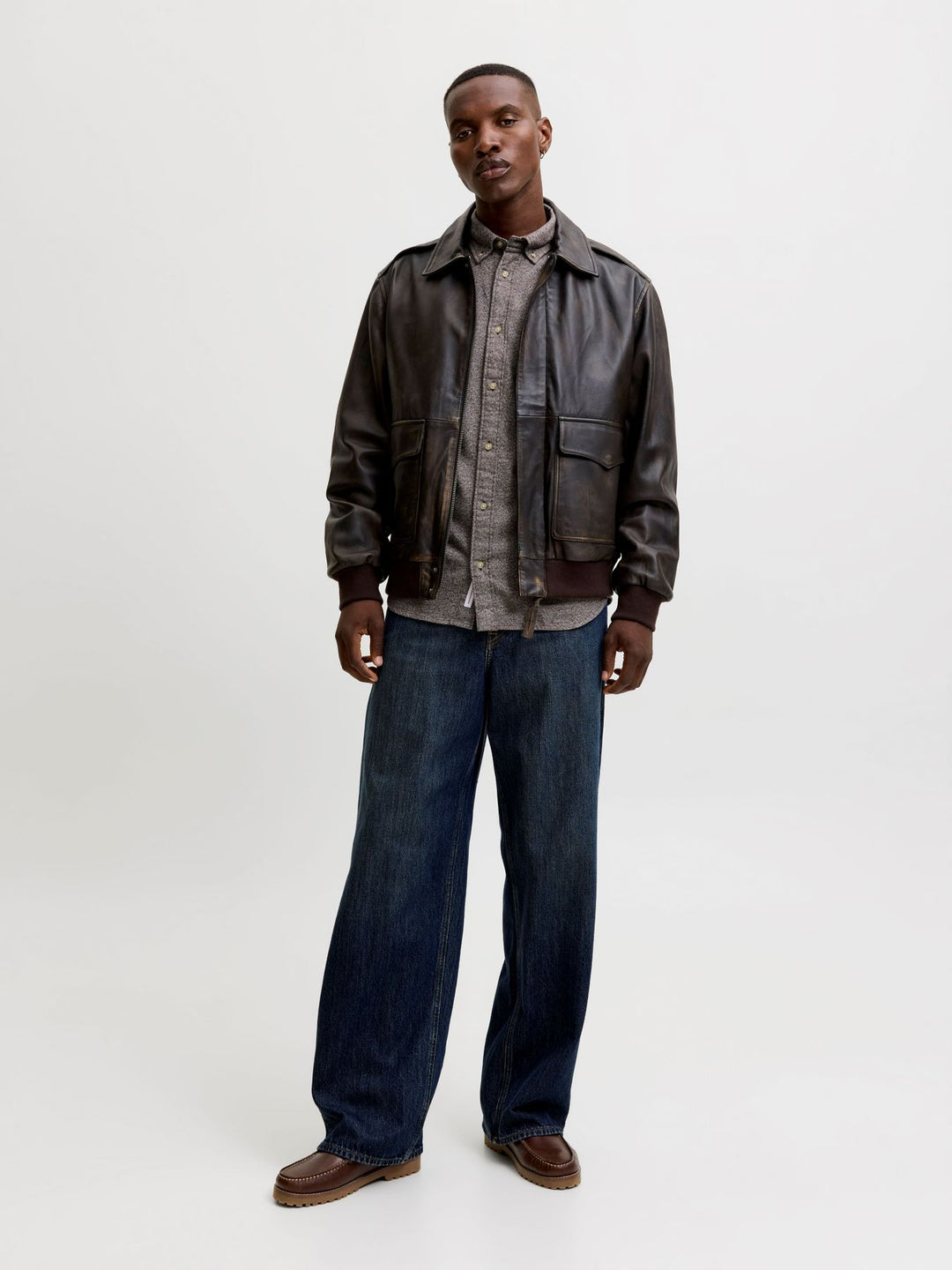 JPRBLUHARVEY TWILL SOLID L/S SHIRT