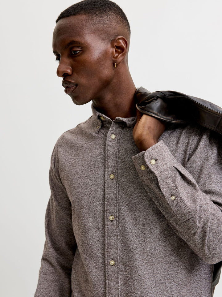 JPRBLUHARVEY TWILL SOLID L/S SHIRT