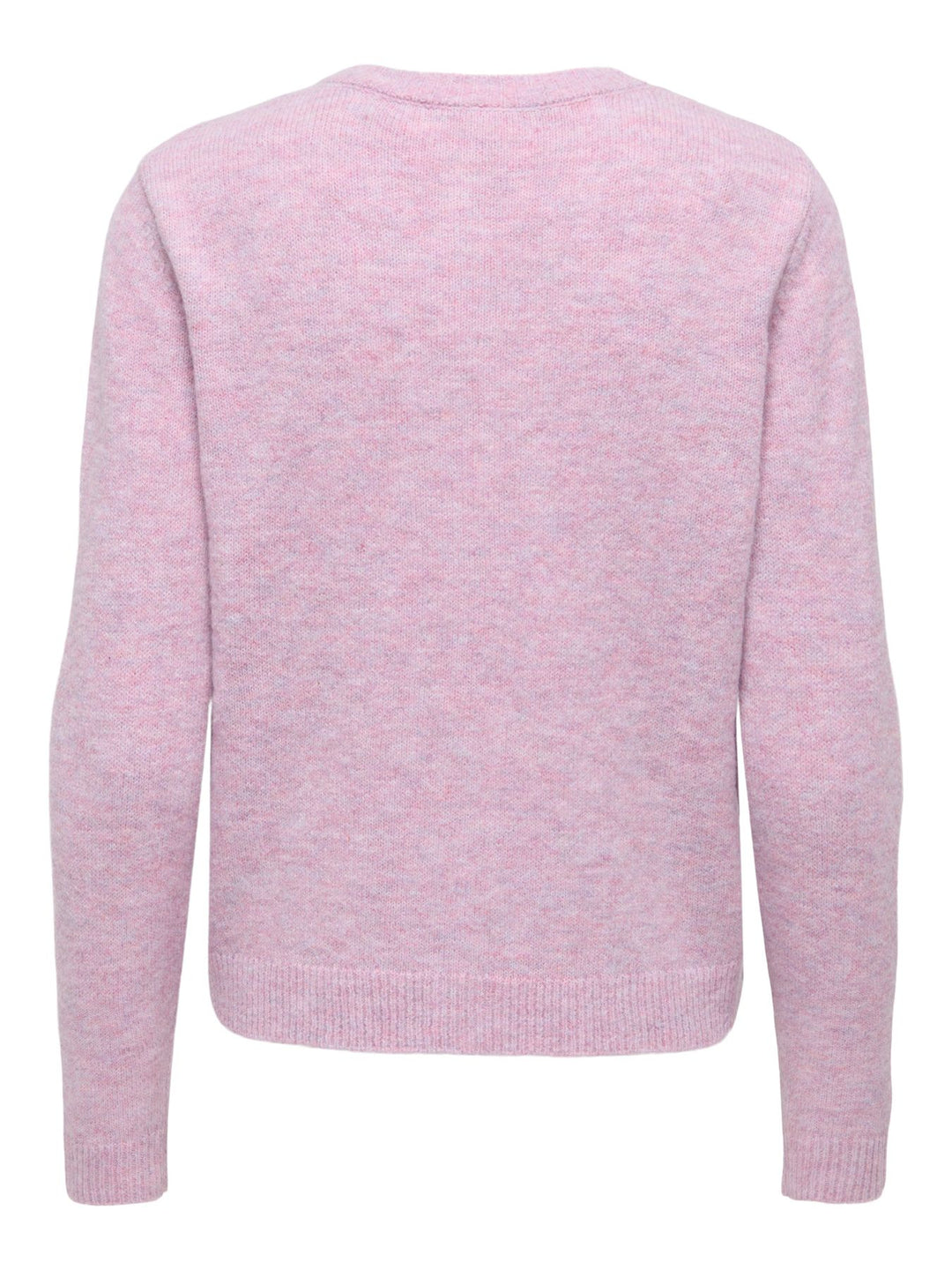 Damen Strickjacke in Rose Smoke Melange mit Knopfleiste von Only