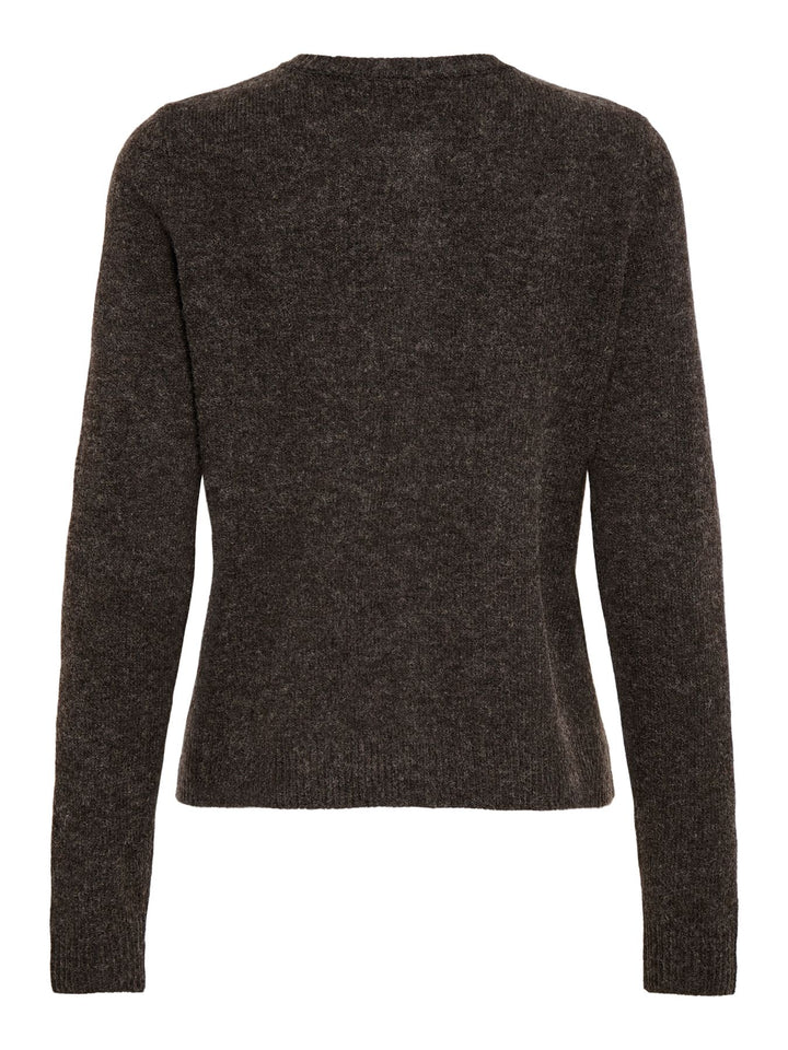 Damen Strickjacke in Mole Melange mit Knopfleiste von Only