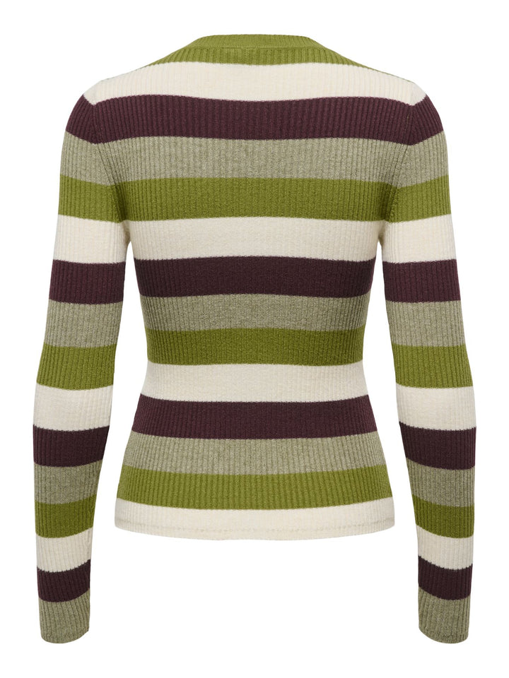 Damen Strickpullover in Cardamom Seed, Birch, Fudge & Sphagnum von Only