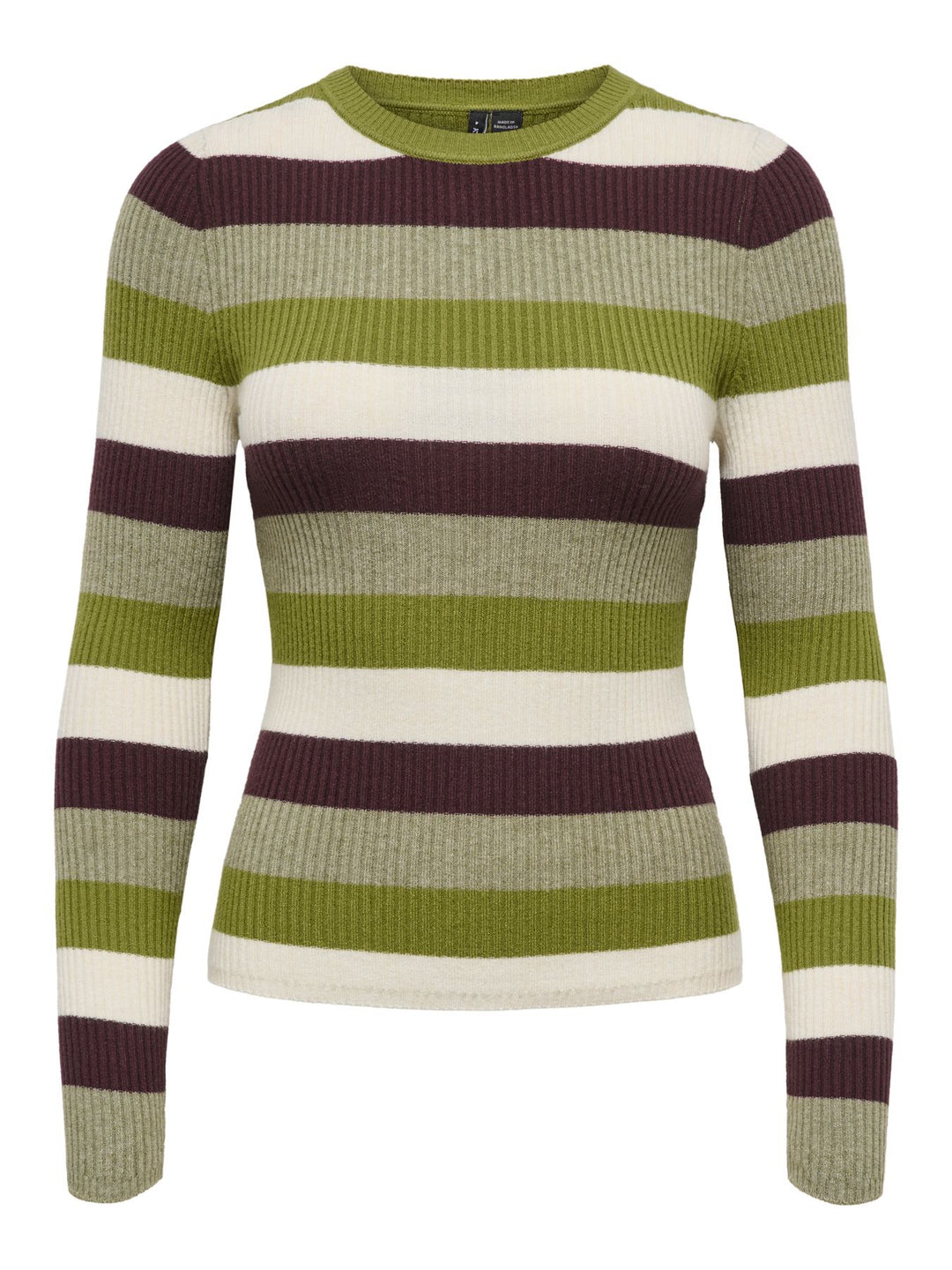 Damen Strickpullover in Cardamom Seed, Birch, Fudge & Sphagnum von Only