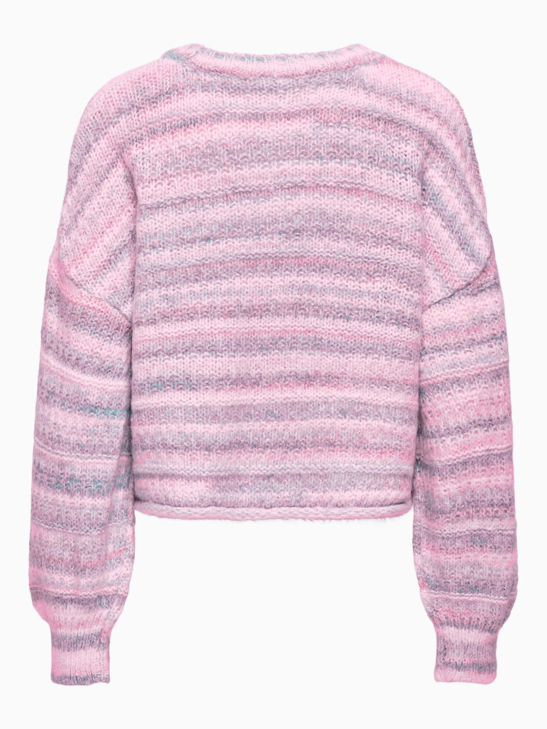 Damen Strickpullover in Cyclamen Space Dyed von Only