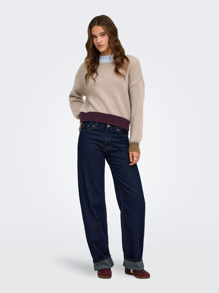 ONLOLINA LS CONTRAST HIGHNECK CC KN