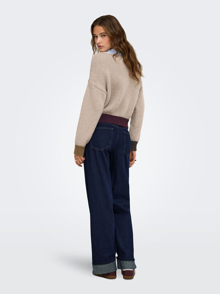 ONLOLINA LS CONTRAST HIGHNECK CC KN