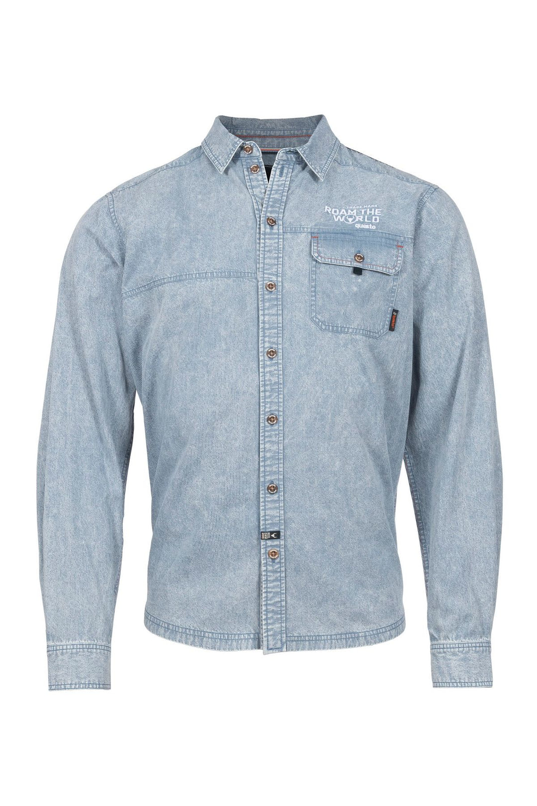 Hemd Indigo-Streifenoptik Herren