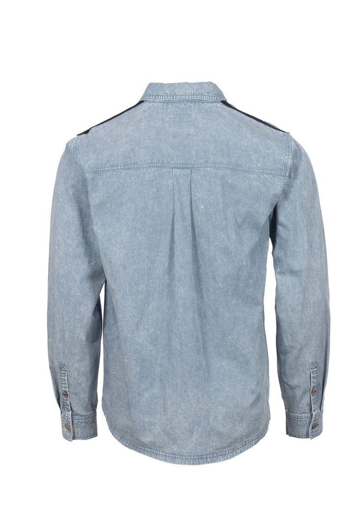 Hemd Indigo-Streifenoptik Herren