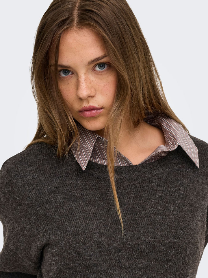 ONLOLIVIA LS O-NECK CC KNT