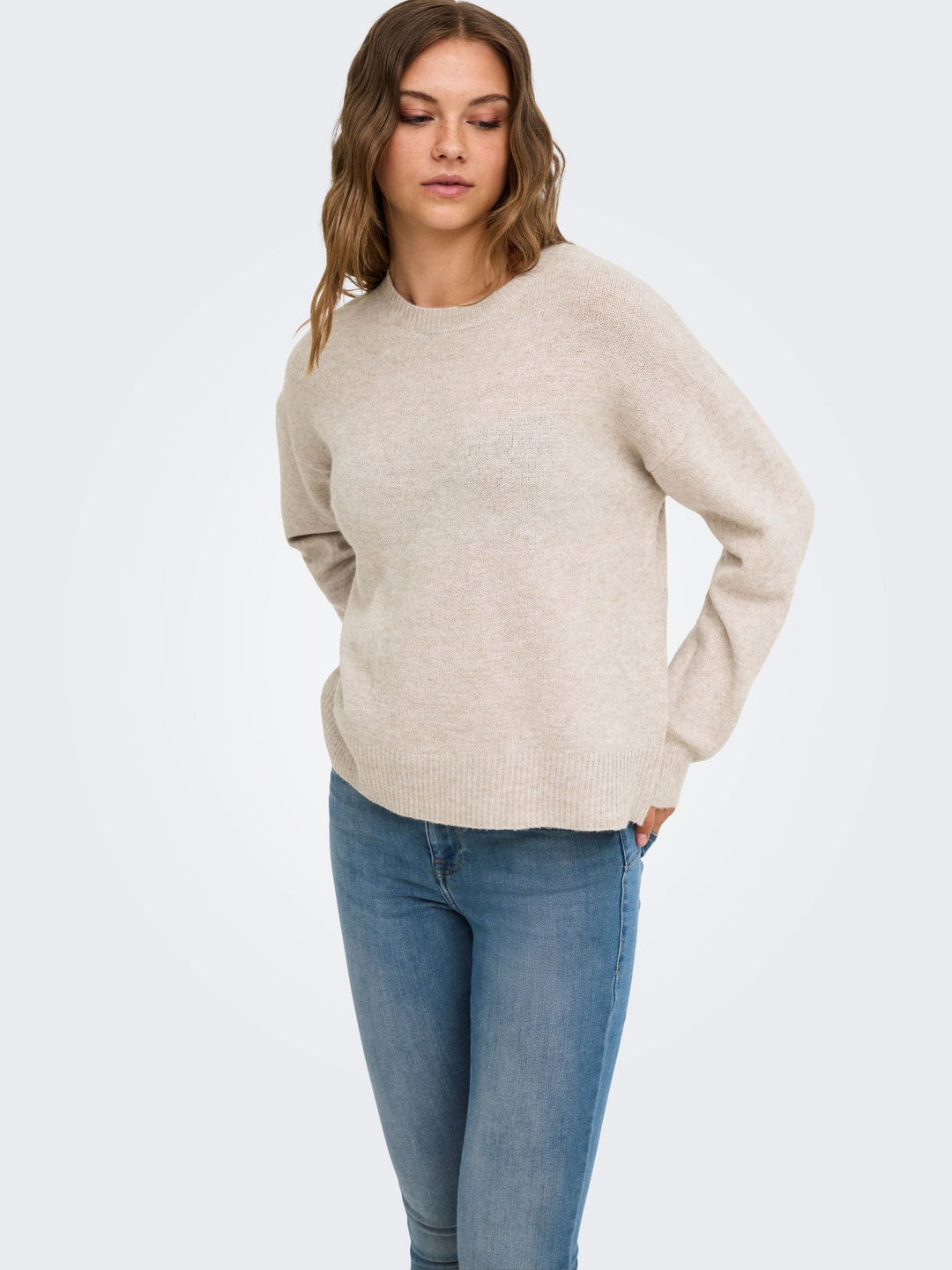 ONLOLIVIA LS O-NECK CC KNT