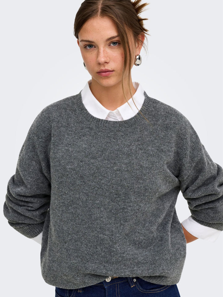 ONLOLIVIA LS O-NECK CC KNT