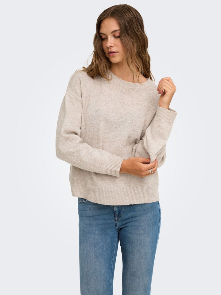 ONLOLIVIA LS O-NECK CC KNT