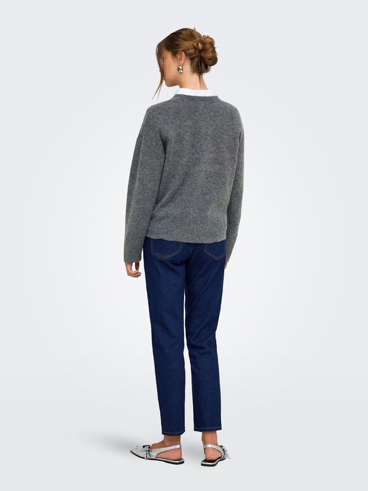 ONLOLIVIA LS O-NECK CC KNT