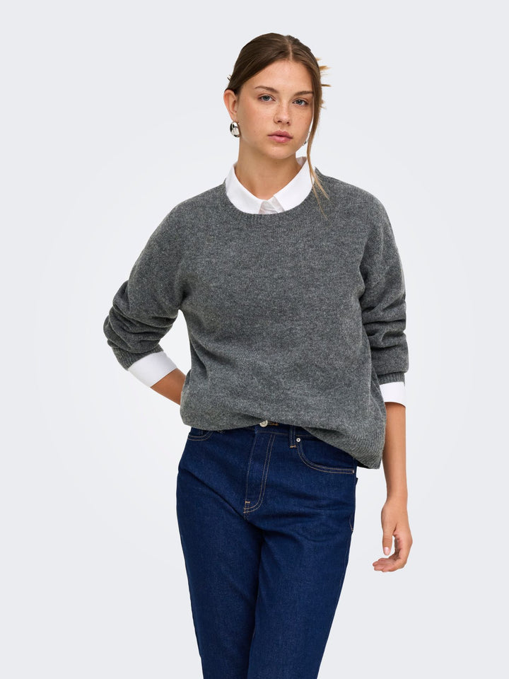 ONLOLIVIA LS O-NECK CC KNT