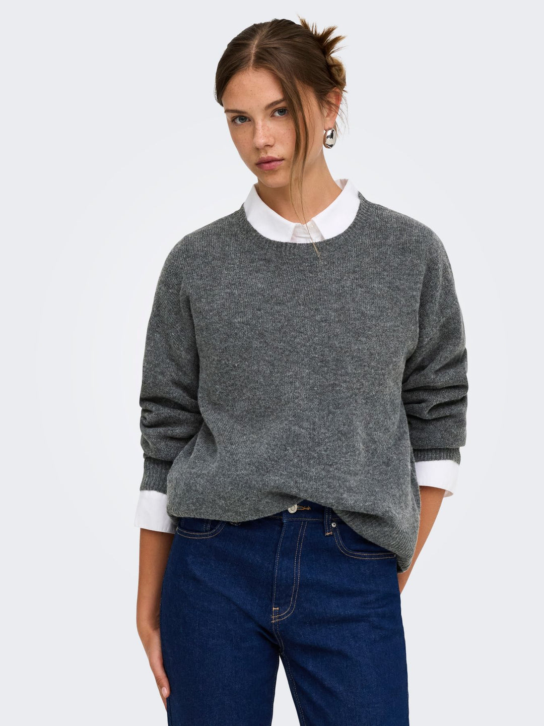 ONLOLIVIA LS O-NECK CC KNT