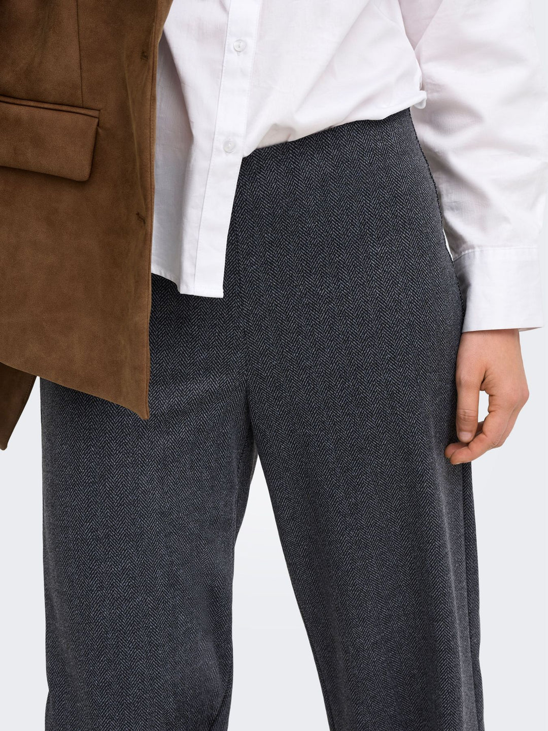 ONLBREMEN MW HERRINGBONE WIDE PANT