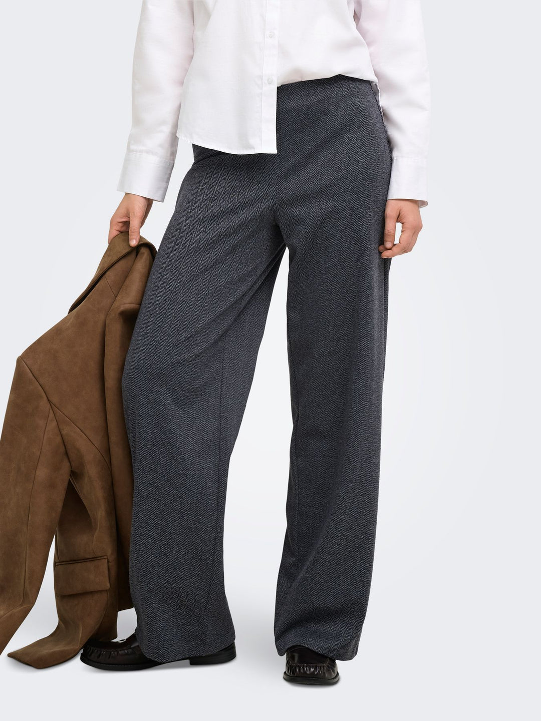 ONLBREMEN MW HERRINGBONE WIDE PANT