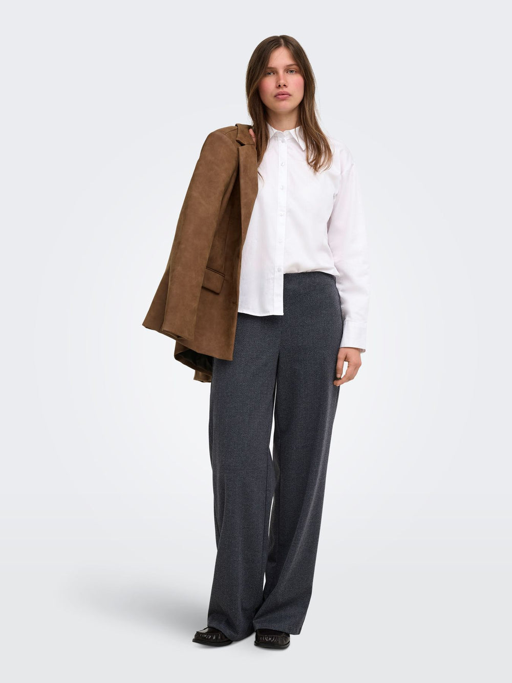 ONLBREMEN MW HERRINGBONE WIDE PANT