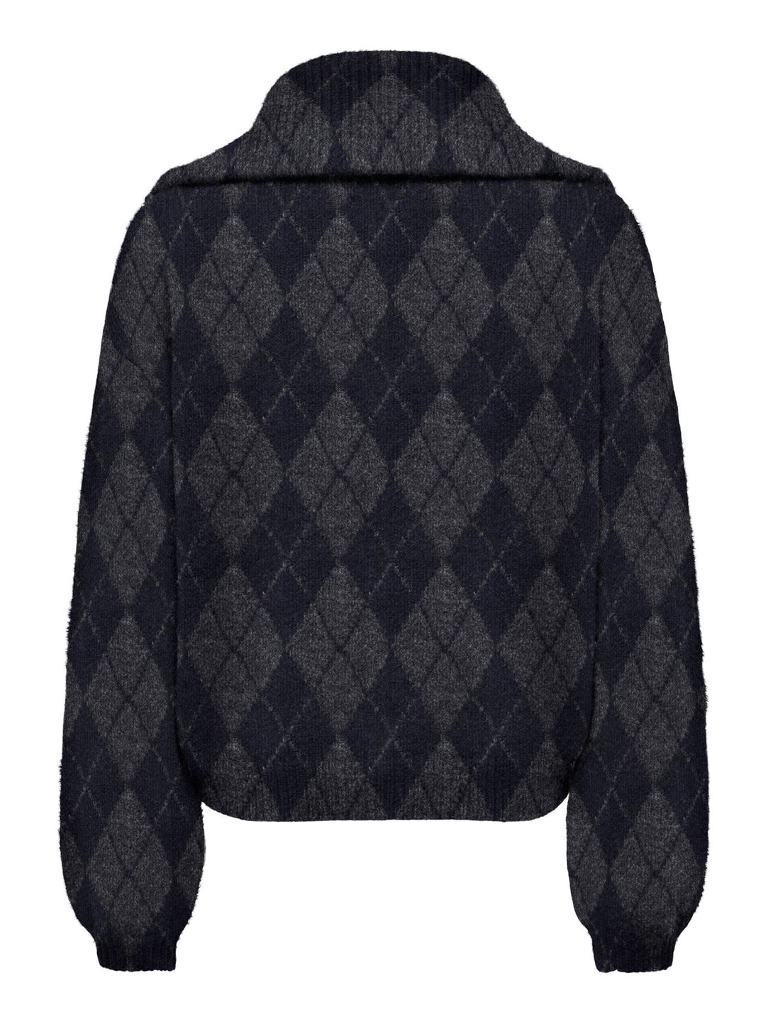 Damen Strickjacke in Night Sky mit hochgeschlossenem Ausschnitt