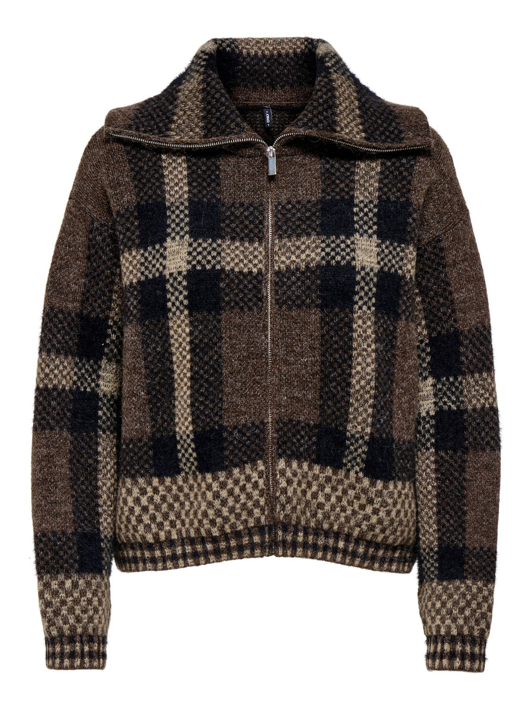 Damen Strickjacke in Black, Chocolate Martini & Biscotti