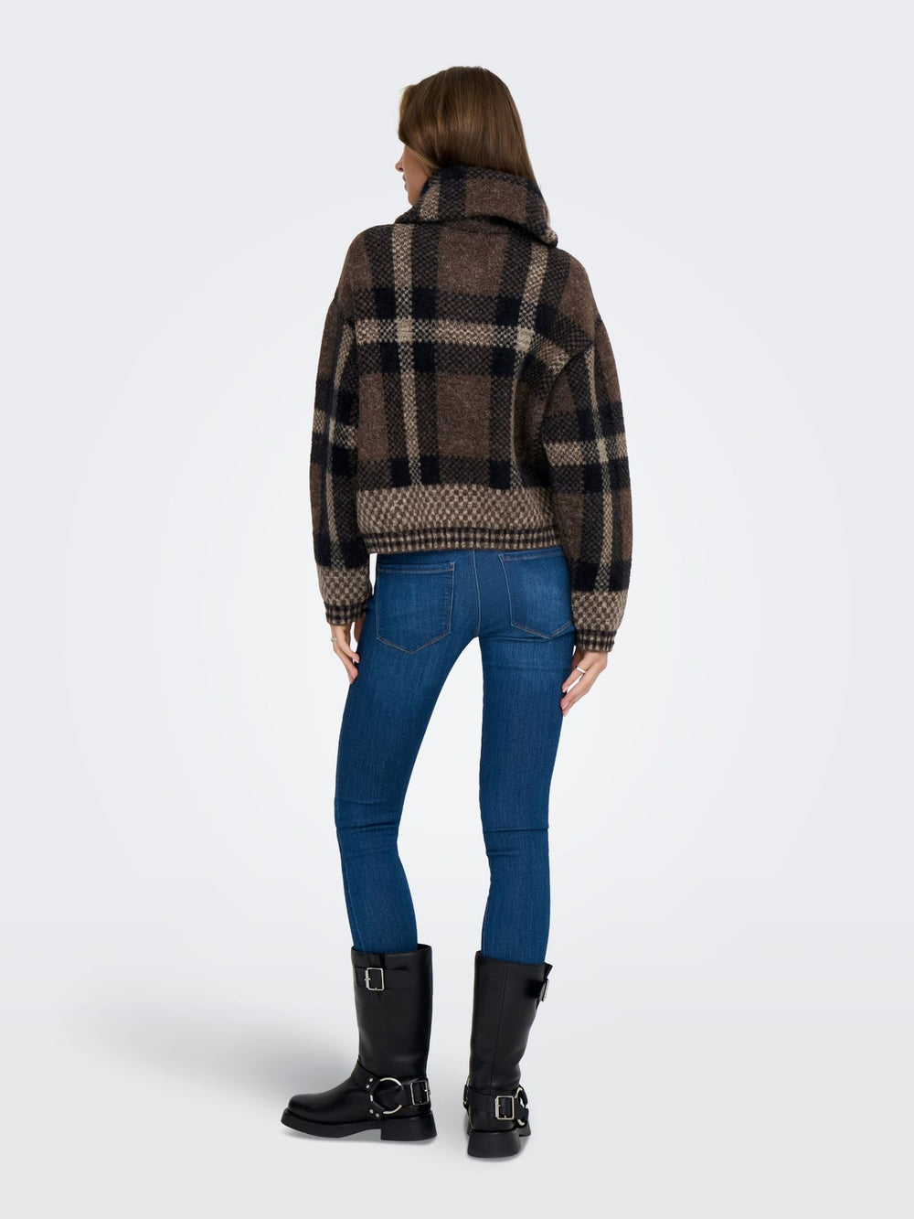 Damen Strickjacke in Black, Chocolate Martini & Biscotti