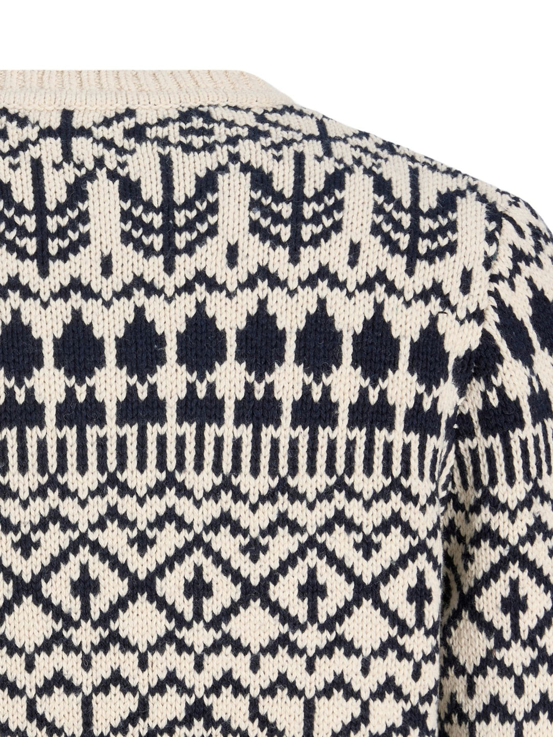 Beiger Herren Strickpullover mit Rundhalsausschnitt