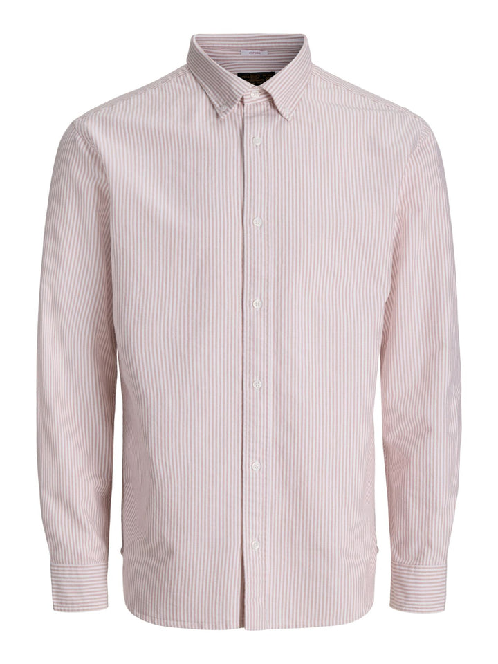 Rotes Herren Oxford-Hemd aus 100 % Baumwolle