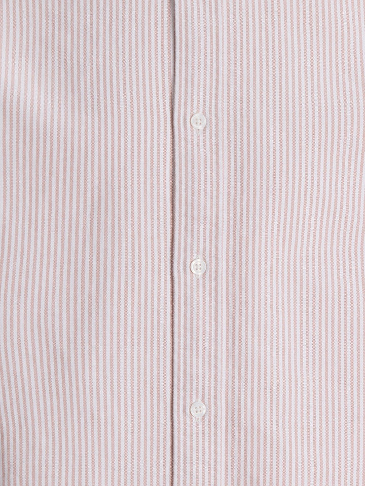 Rotes Herren Oxford-Hemd aus 100 % Baumwolle
