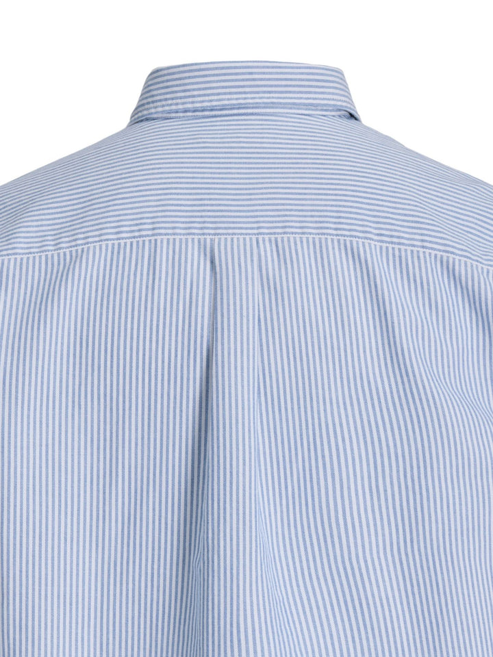 Blaues Herren Oxford-Hemd aus 100 % Baumwolle