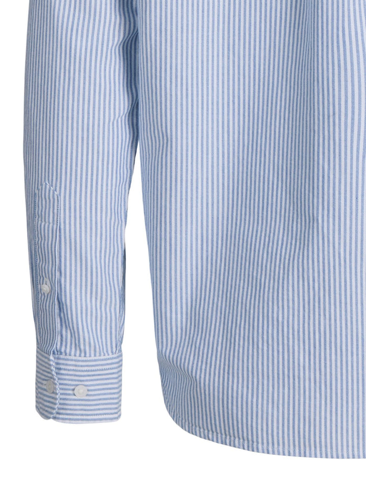 Blaues Herren Oxford-Hemd aus 100 % Baumwolle