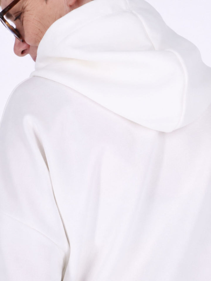 Weißer Damen Oversize Hoodie „have a NICE DAY“ mit Gold-Details