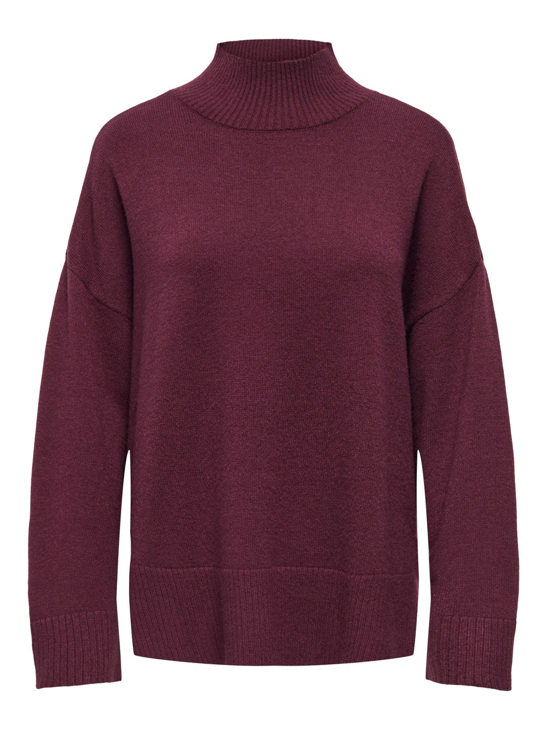ONLMARY LS HIGH NECK SLIT KNT NOOS