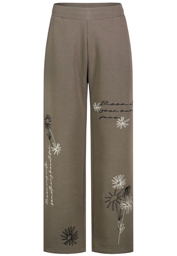 Sweathose Damen Stickerei