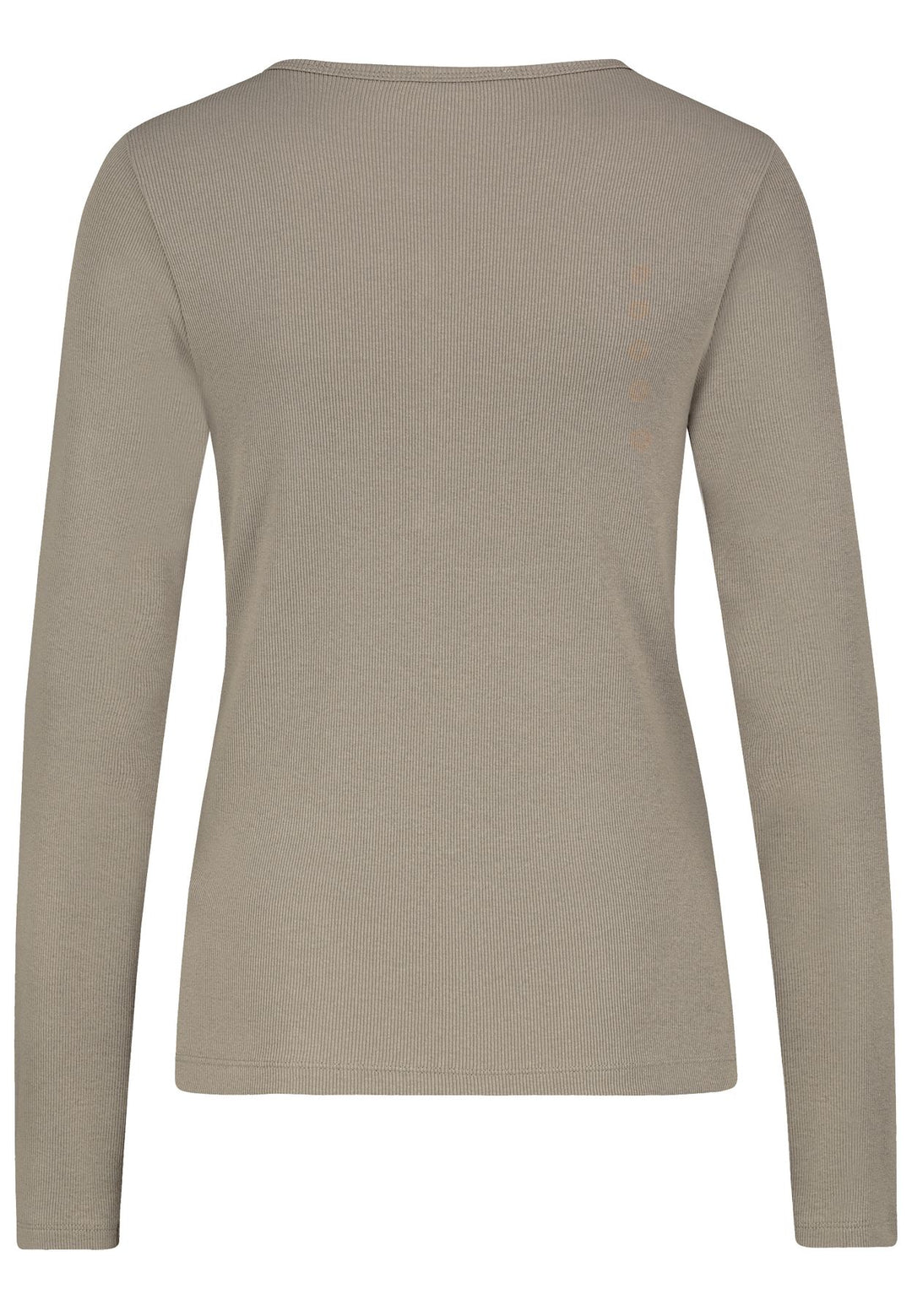 Langarmshirt Damen Knopfleiste