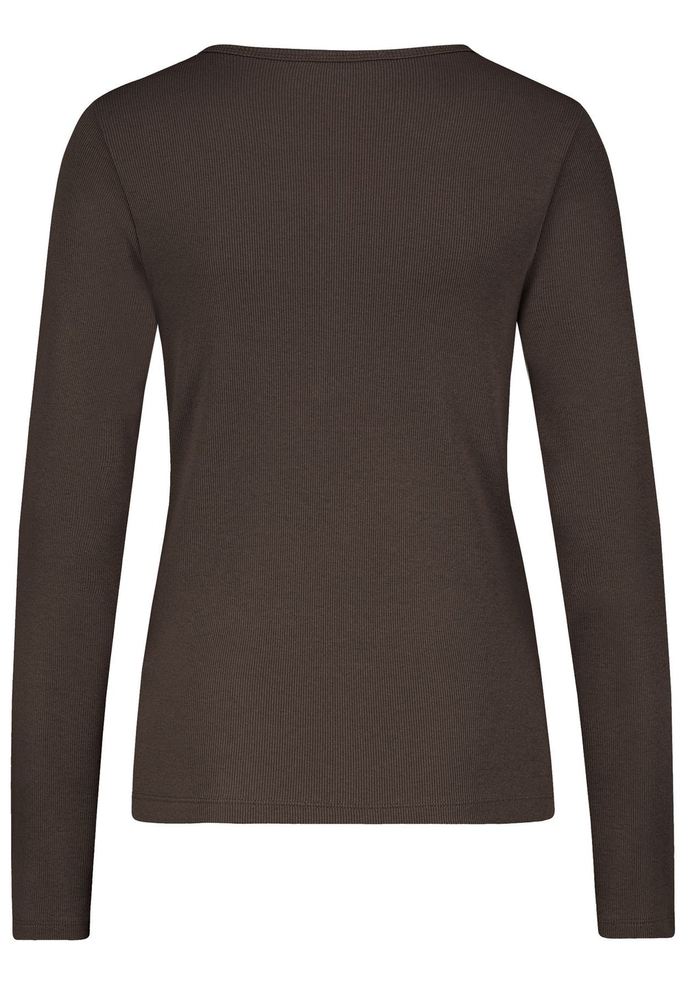 Langarmshirt Damen Knopfleiste