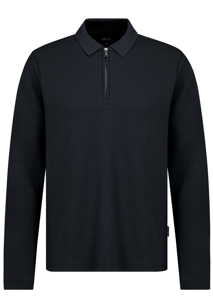 Poloshirt Herren Reißverschluss
