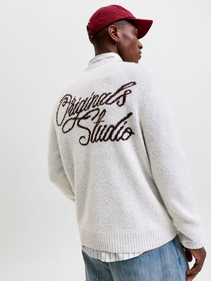 JORCHAMBERI KNIT JACQUARD CREW NECK