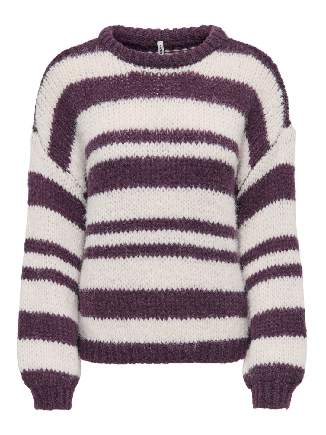 ONLNORDIC LS STRIPE O-NECK KNT
