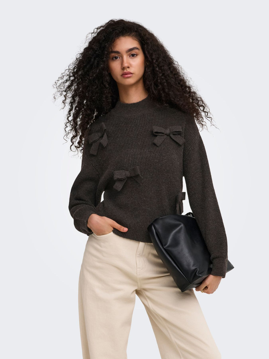 ONLLISA LS BOW PULLOVER KNT NOOS