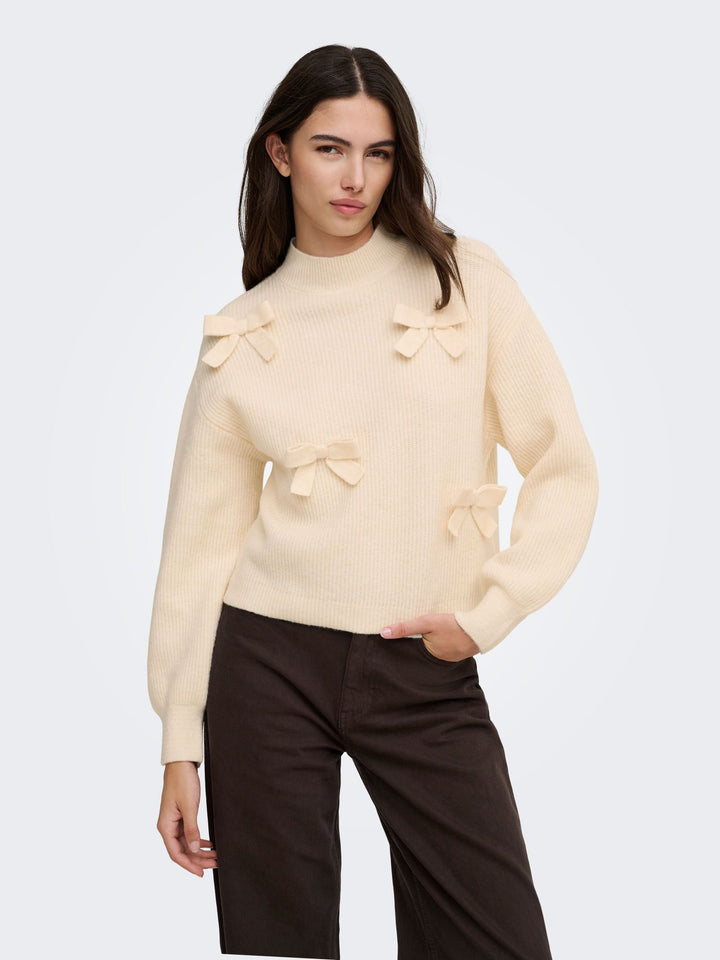 ONLLISA LS BOW PULLOVER KNT NOOS