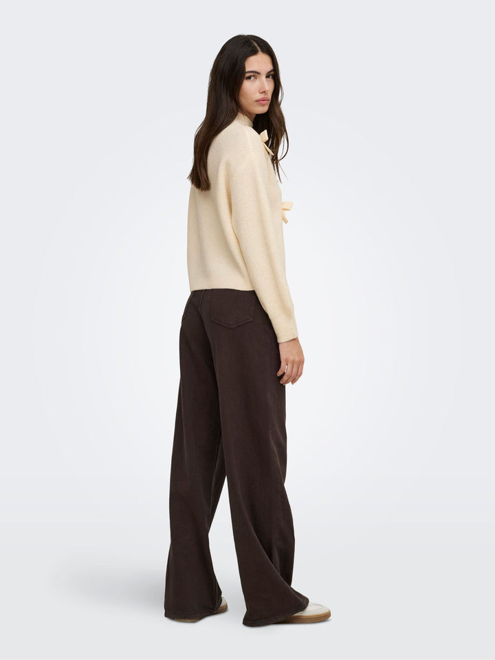 ONLLISA LS BOW PULLOVER KNT NOOS