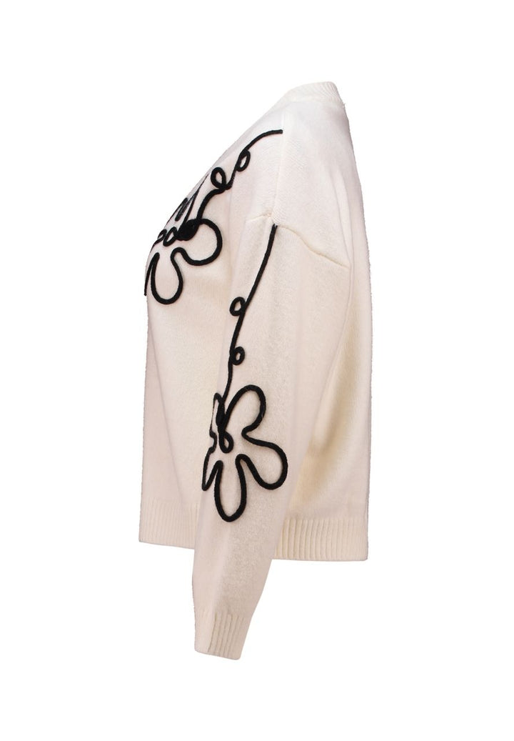 Pulli mit Blumen Damen