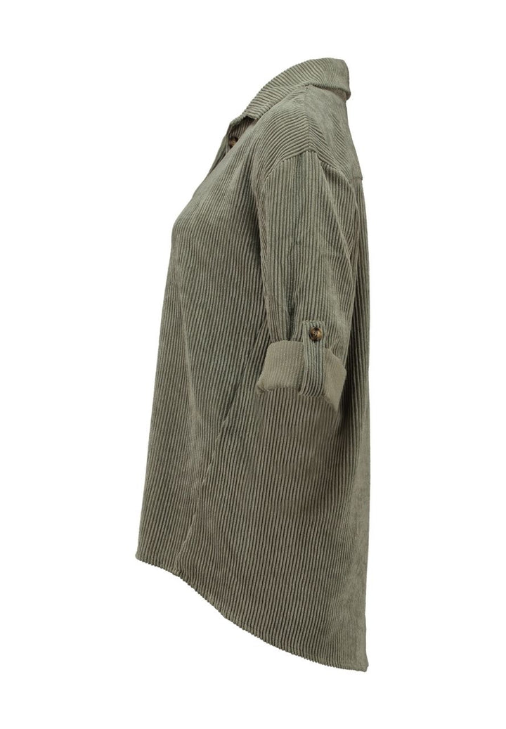 Cordbluse Damen Ro44bina